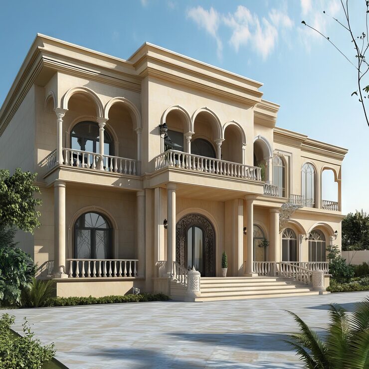 افكار تصميم فلل كلاسيك