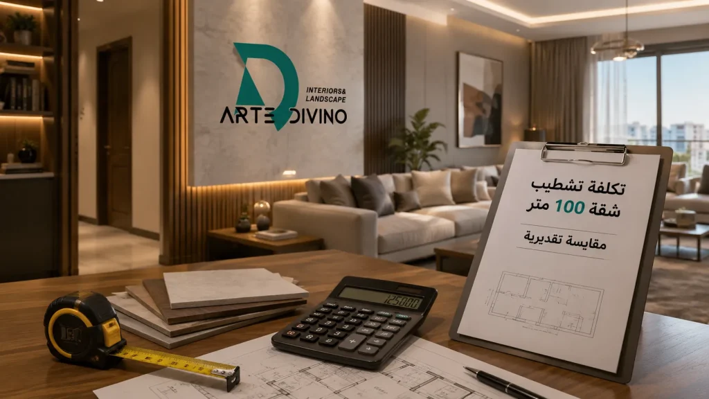 تكلفة تشطيب شقة 100 متر