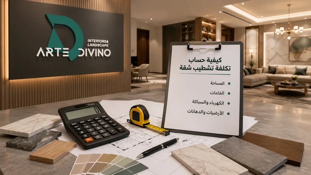 كيفية حساب تكلفة تشطيب شقة
